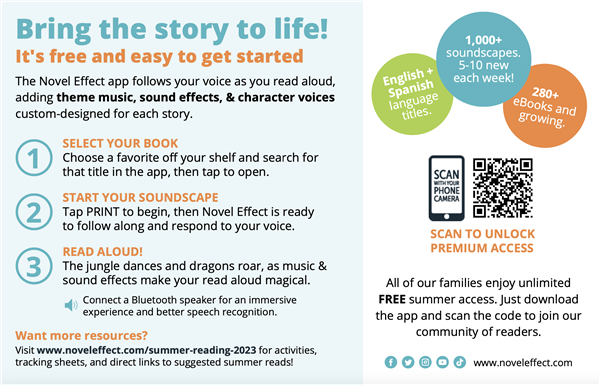 Scan to unlock summer reading access